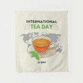 Internationale Tea Day Wandkleed (Voorkant)