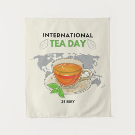 Internationale Tea Day Wandkleed