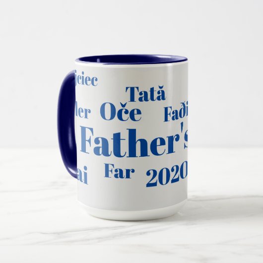 Internationale Vaderdag Mok (Voorkant links)