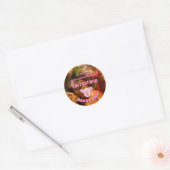 Internationale Varkensdag Ronde Sticker (Envelop)