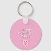 Internationale Varkensdag Sleutelhanger (Achterkant)