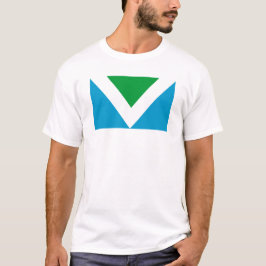 Internationale vegaanvlag t-shirt