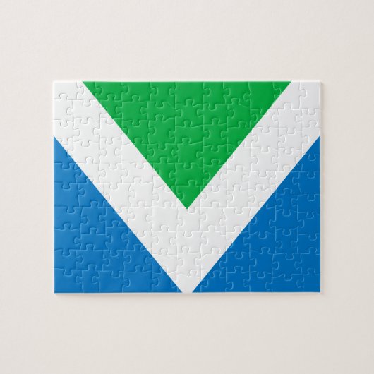 Internationale Veganistische Vlag Legpuzzel (Horizontaal)