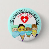 Internationale Verpleegdag 12 mei Button (Voorkant)
