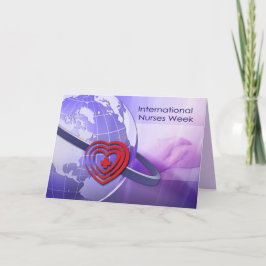 Internationale Verpleegkundigen Week Custom Bedankkaart