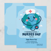 Internationale Verpleegstersdag Kaart (Voorkant / Achterkant)