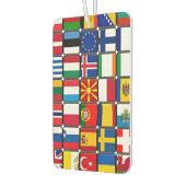 Internationale vlag collage, wereldvlaggen luchtverfrisser (Links)