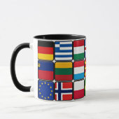 internationale vlag, Collectie van de internationa Mok (Links)