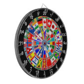 internationale vlag darts board game bulls-e dartbord (Voorkant Links)