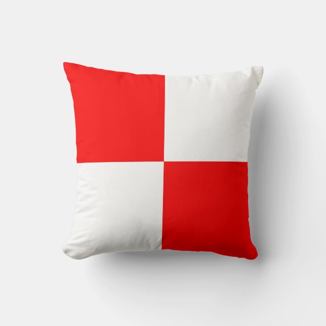 Internationale vlag scheepvaart kussen (Voorkant)