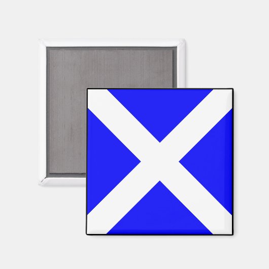 Internationale vlag scheepvaart magneet (Voorkant / Achterkant)