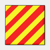 Internationale vlag scheepvaart magneet (Voorkant)