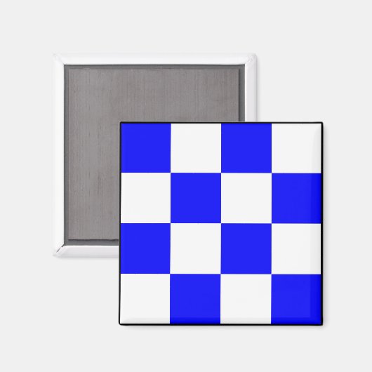 Internationale vlag scheepvaart magneet (Voorkant / Achterkant)