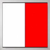 Internationale vlag scheepvaart poster (Voorkant)