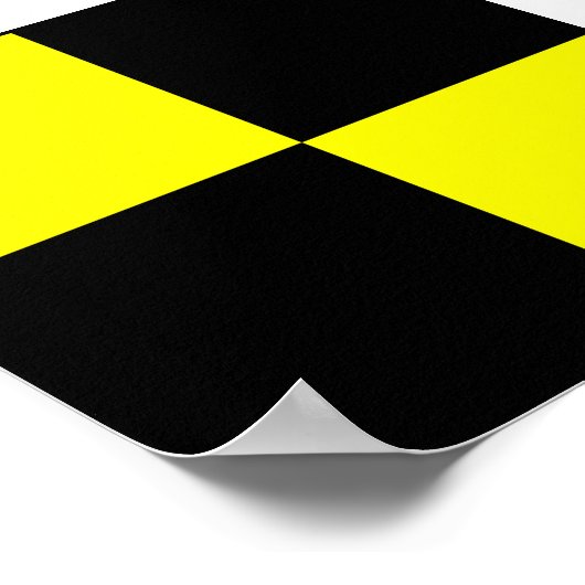 Internationale vlag scheepvaart poster (Hoek)