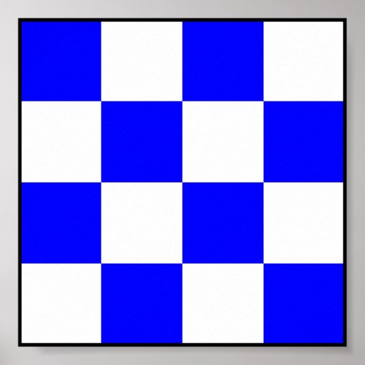 Internationale vlag scheepvaart poster (Voorkant)