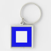 Internationale vlag scheepvaart sleutelhanger (Voorkant)