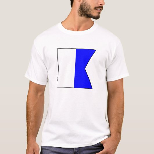 Internationale vlag scheepvaart t-shirt (Voorkant)
