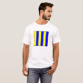 Internationale vlag scheepvaart t-shirt (Voorkant volledig)