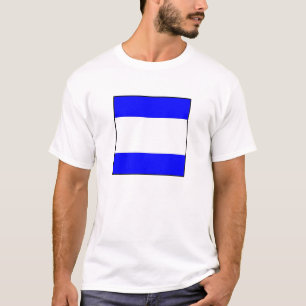 Internationale vlag scheepvaart t-shirt