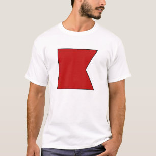 Internationale vlag scheepvaart t-shirt