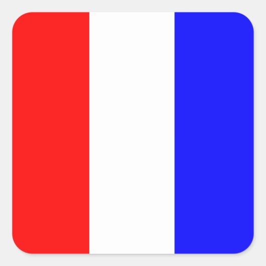 Internationale vlag scheepvaart vierkante sticker (Voorkant)