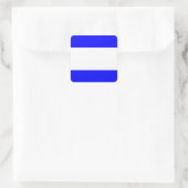Internationale vlag scheepvaart vierkante sticker (Tas)