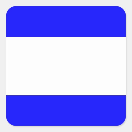 Internationale vlag scheepvaart vierkante sticker (Voorkant)