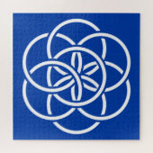 Internationale vlag van de planeet Aarde Legpuzzel (Horizontaal)