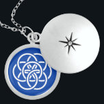 Internationale vlag van de planeet Aarde Locket Ketting<br><div class="desc">Internationale vlag van Planet Earth. Mooie planeet Aarde vlag! Geweldig geschenk voor de Dag van de Aarde,  geschenk voor milieuactivisten en iedereen die van de Aarde houdt.</div>