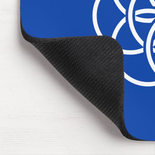 Internationale vlag van de planeet Aarde Muismat (Hoek)