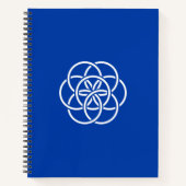 Internationale vlag van de planeet Aarde Notitieboek (Voorkant)