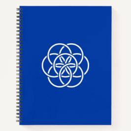 Internationale vlag van de planeet Aarde Notitieboek