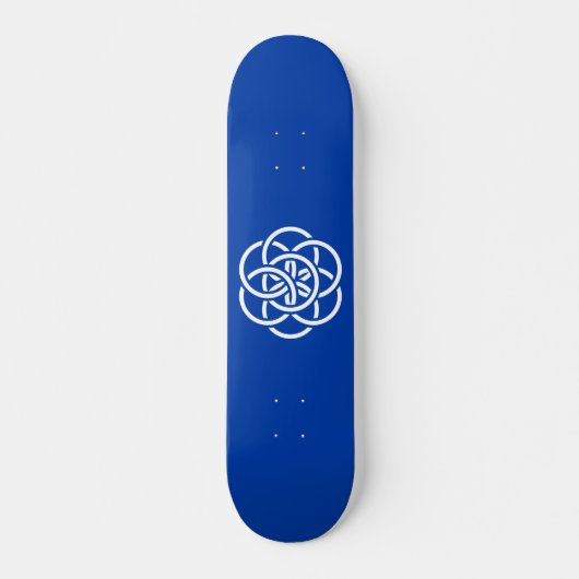 Internationale vlag van de planeet Aarde Persoonlijk Skateboard (Voorkant)