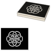 Internationale vlag van de planeet Aarde Rubberstempel (Gestempeld)