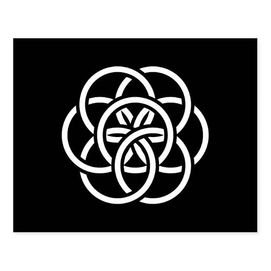 Internationale vlag van de planeet Aarde Rubberstempel (Afrduk)