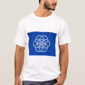 Internationale vlag van de planeet Aarde T-shirt (Voorkant)