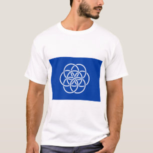 Internationale vlag van de planeet Aarde T-shirt