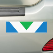Internationale vlaggen bumpersticker (Op auto)