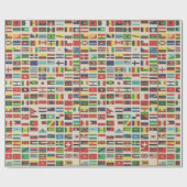 INTERNATIONALE VLAGGEN CADEAUPAPIER (Vlak)