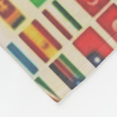 INTERNATIONALE VLAGGEN FLEECE DEKEN (Hoek)