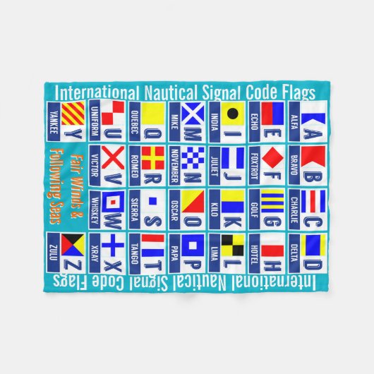 Internationale vlaggen fleece deken (Voorkant (Horizontaal))