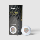 INTERNATIONALE VLAGGEN GOLFBALLEN (Verpakking)