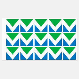 Internationale vlaggen labels