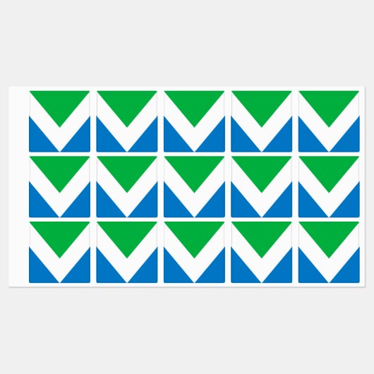 Internationale vlaggen labels (Vel)