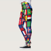 Internationale vlaggen leggings (Links)