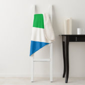 Internationale vlaggen sherpa deken (In situ)