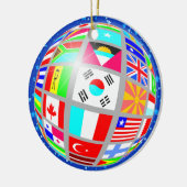Internationale vlaggen - SRF Keramisch Ornament (Links)