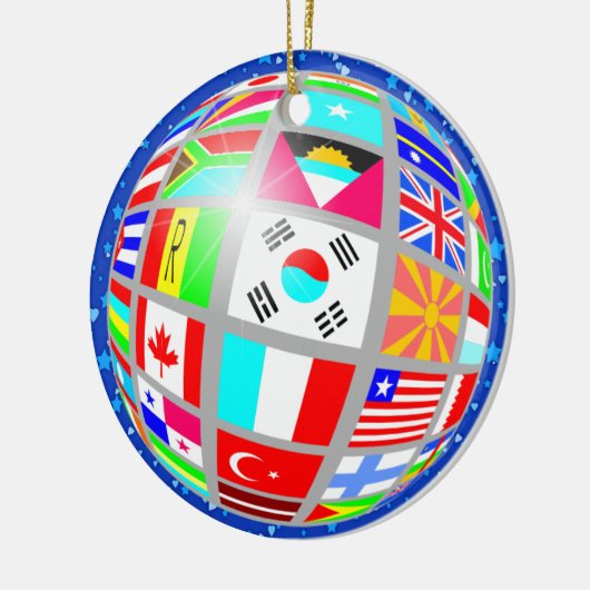 Internationale vlaggen - SRF Keramisch Ornament (Links)