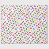 Internationale vlaggencode Cadeauverpakking Cadeaupapier (Vlak)